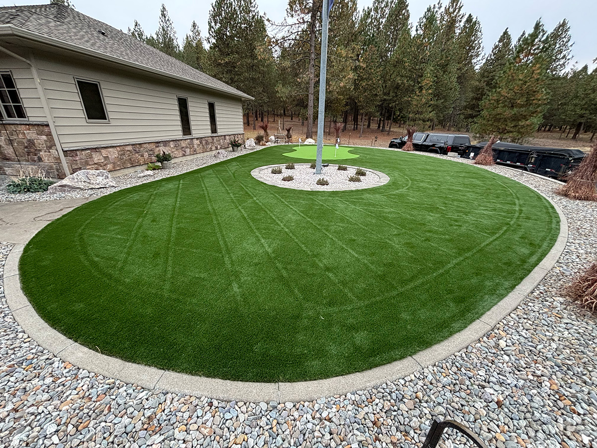 Newman Lake artificial turf.