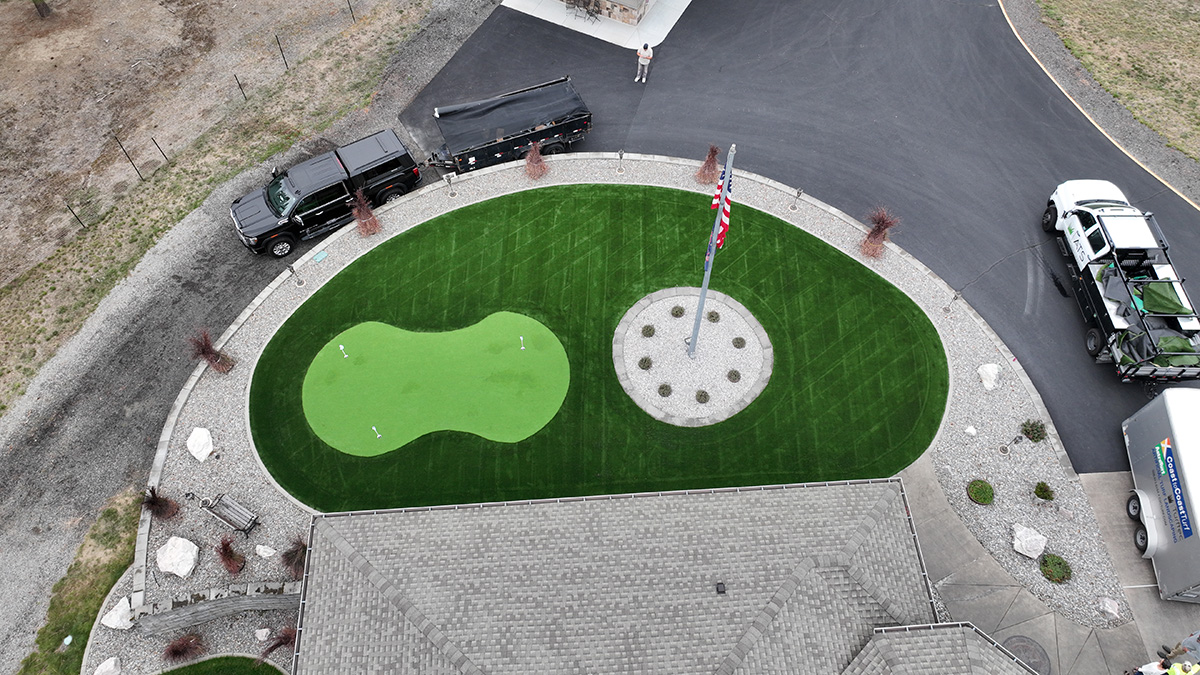 Newman Lake artificial turf.