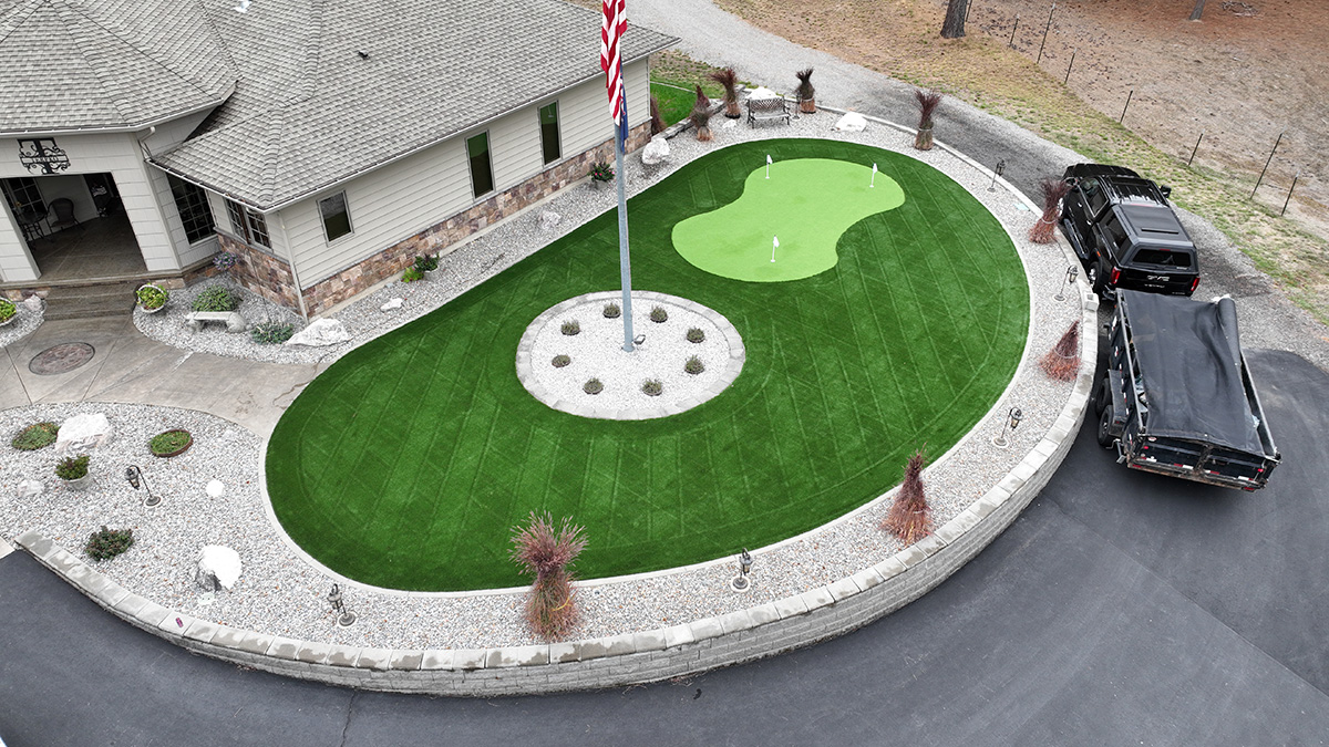 Newman Lake artificial turf.