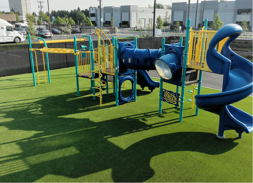 Raze playground artificial turf.